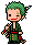 pixel art of Zoro